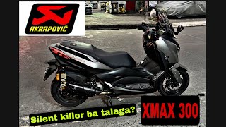 YAMAHA XMAX 300  AKRAPOVIC EXHAUST [upl. by Jessamine]