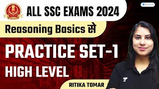 Reasoning Practice Set  1  SSC Exams 2024  Ritika Tomar [upl. by Odnomra]