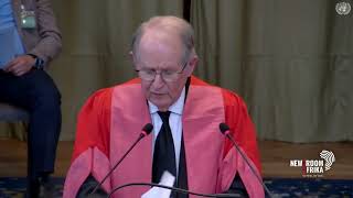 Prof John Dugard presents SAs case at the ICJ [upl. by Etnahsa]