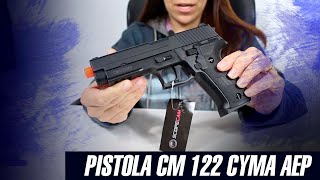 CM 122 CYMA  Airsoft Electric Pistol [upl. by Desma]