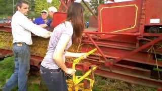 THRESHING CORN IN POYNTZPASS 2013 [upl. by Oswin440]