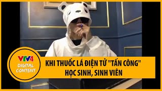 Báo động tình trạng học sinh hút thuốc lá điện tử ngày càng gia tăng VTV4 [upl. by Meggy]