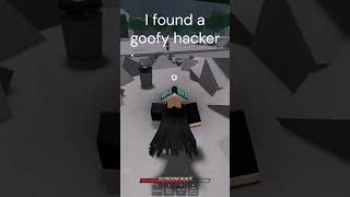 I found a hacker robloxthestrongestbattlegrounds saitamabattlegrounds anime fighting hacker [upl. by Amsirac]