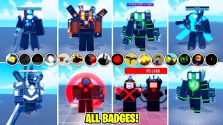 UPDATED How to get ALL BADGES in SUPER BOX SIEGE DEFENSE ROBLOX [upl. by Ramalahs]