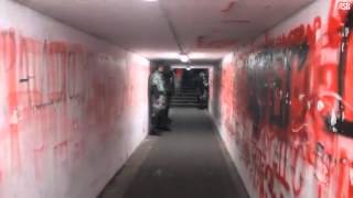 Walking the players tunnel at quotMarakanaquot Stadium in Belgrade before the eternal derby [upl. by Brinn]