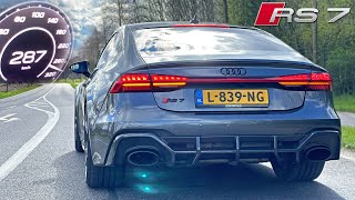 AUDI RS7 C8 OPF DELETE  0100 100200 200250 POV amp BRUTAL SOUND [upl. by Ardell102]