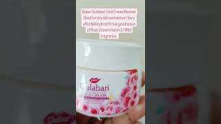 Dabur Gulabari Cold cream review🌹🌹🌹 [upl. by Chloris]