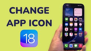 How To Change App Icon Size on iOS 18 [upl. by Sjoberg]