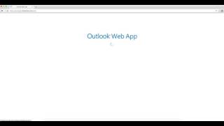 OWA  Accessing Webmail OWA [upl. by Esenwahs]