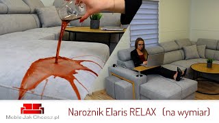 Narożnik Elaris z regulowanymi zagłówkami i funkcją RELAX  MEBLEJAKCHCESZPL meble na wymiar [upl. by Delacourt269]