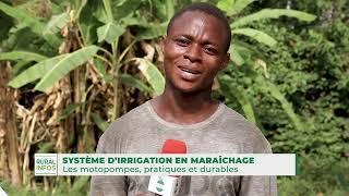 SYSTÈME DIRRIGATION EN MARAÎCHAGE  Les motopompes pratiques et durables [upl. by Wiltz17]