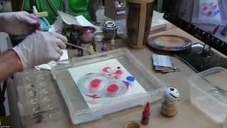 20240724 Demo Marbling on Wood with Walt Wager [upl. by Nileve335]