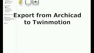 Export from Archicad to Twinmotion twinmotion tutorial archicad [upl. by Iron]