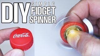 3 Simple Parts DIY Fidget Spinner [upl. by Berardo169]