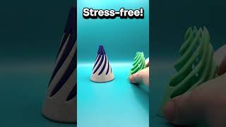 Passthrough Double Vortex Stress Reliever Relaxation  3d printing  cool 3d prints [upl. by Nerrat]