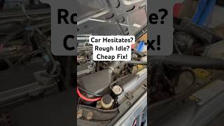 Car Hesitates When Accelerating Rough Idle Cheap Fix DIY automotivemaintenance diycarrepair [upl. by Lissner]