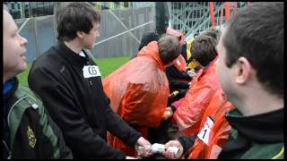 World Christmas crackers record attempt in Dublin [upl. by Labotsirhc340]