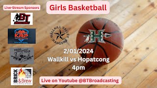 Girls Basketball Wallkill vs Hopatcong 20124 [upl. by Eimmak]