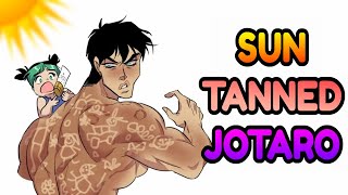 Sun Tanned Jotaro  JJBA Comic Dub [upl. by Cox]