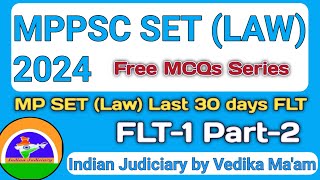 MP SET Law Full Length Test 1 Part  2  last 30 days mcqs series [upl. by Poland295]