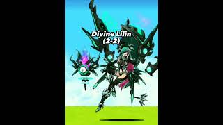 Hevijack vs Divine Lilin  Battle Cats [upl. by Nomzaj]