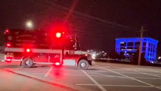 Schaumburg fire department engine￼ and￼ambulance 52 responding [upl. by Ashwell234]