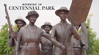 Morning in Centennial Park Nashville TN [upl. by Nalyad]