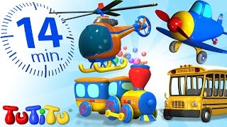 TuTiTu Compilation  Transportation  Toys and Songs for Children [upl. by Adnarym264]