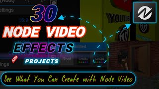 Create these effects in Node Video  Node Video projects Review💡 VidTricks [upl. by Burner]