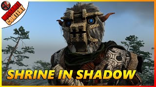 GHOST OF TSUSHIMA IKI ISLAND Shrine in Shadow Solution How To Get Shadow of the Colossus Armor [upl. by Islehc]