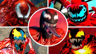 Evolution of Carnage in SpiderMan Games 1992  2022 [upl. by Kalam]