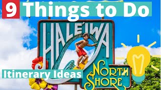 9 Things to do on NORTH SHORE  💡 ITINERARY IDEAS  OAHU [upl. by Carol-Jean]