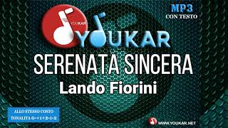 Karaoke Lando Fiorini Serenata sincera [upl. by Simetra]