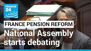 France pension reform Contested reform hits french parliament as strike looms • FRANCE 24 English [upl. by Akkeber]