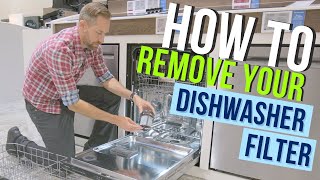 How To Remove Your KitchenAid Dishwasher Filter KDTE204KPSS [upl. by Jael]