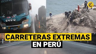 Las CARRETAS PELIGROSAS del Perú además de Pasamayo [upl. by Sarine131]