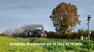 Bielefelder Rundfahrten mit 38 2267 26102024 4K [upl. by Alderson]