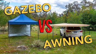 Choose the RIGHT Camping Shelter gazebo vs awning [upl. by Darryn237]