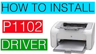 How To Install HP LaserJet Pro P1102 Driver In Windows [upl. by Kraus]