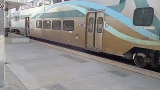 Metrolink 329 Montclair to LA Union Station Refurbished Cars 616 607 627 amp F125 917 1152024 [upl. by Yemar]