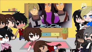 Mystreet parents  Aphmau and Aaron react to memes and amvs  part 2  gacha club [upl. by Enitsugua276]