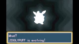 Jigglypuff Evolves Into Wigglytuff  Fire Red Version [upl. by Ennailuj157]