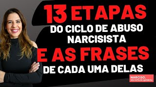 13 ETAPAS DO CICLO DE ABUSO NARCISISTA E AS FRASES MAIS FALADAS EM CADA UMA DELAS [upl. by Sirak]