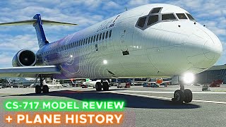 Captain Sim Boeing 717–200 Plane Review amp Plane History MSFS 4K [upl. by Eatnad305]