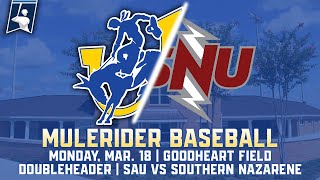 Baseball Southern Arkansas vs Southern Nazarene 31824 [upl. by Casavant]