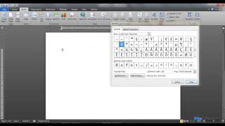 How to Insert ASCII in Word 2007  2010 [upl. by Yma141]