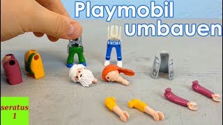 Playmobil Figuren umbauen und selber gestalten seratus1 DIY Video Sammlung [upl. by Bittencourt]