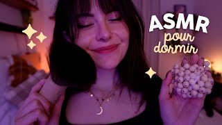 ASMR Je te fais un maquillage en bois pour dormir ☁️ [upl. by Salokin989]