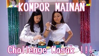 MASAK PAKE KOMPOR MAINAN CHALLENGE FTADEL IVANKA [upl. by Xeno]