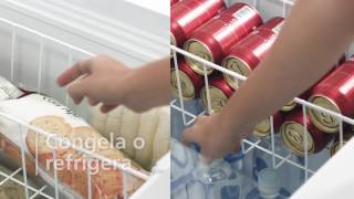 mabe congelador Función Dual para refrigerar o congelar [upl. by Limaa]